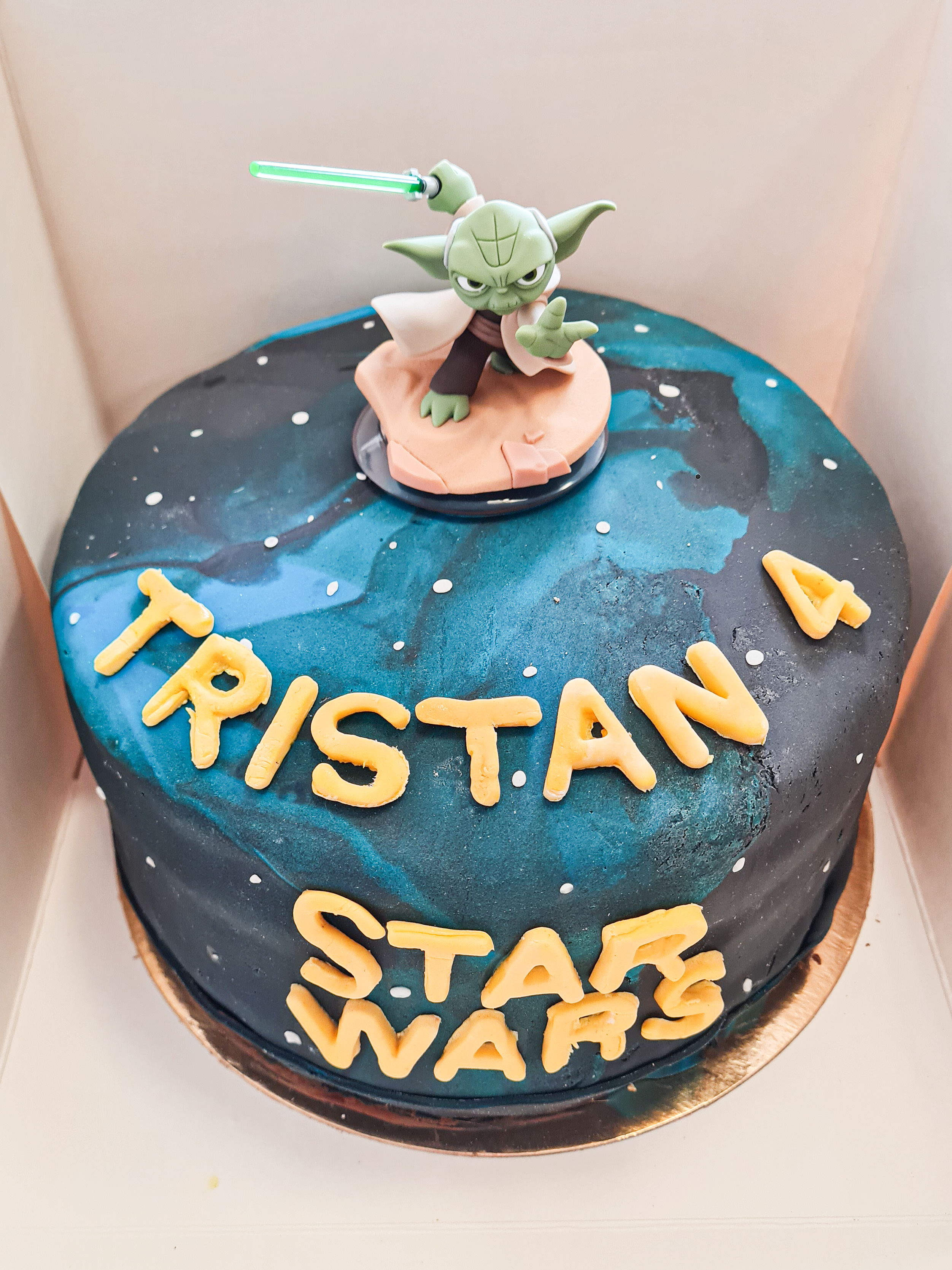 Gâteau star wars, yoda